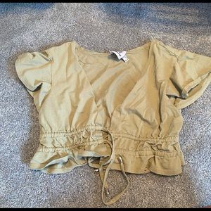 Princess Polly Green Going Out Top